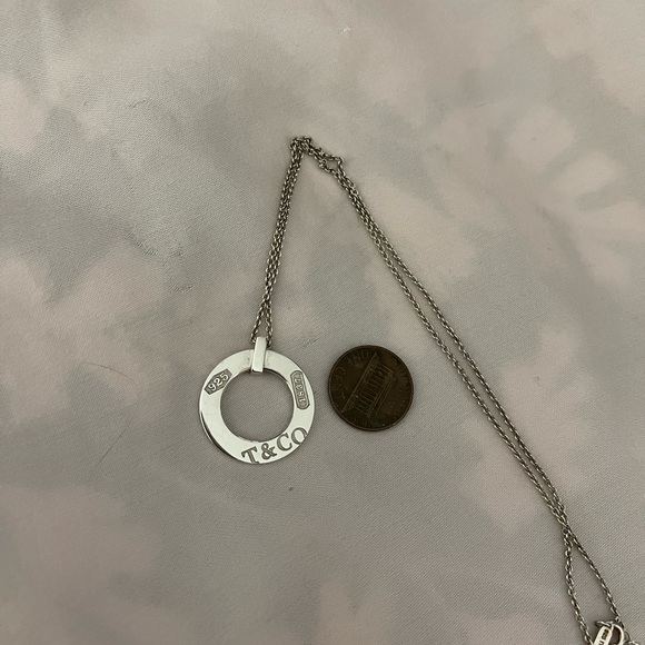 💎Tiffany & Co 1837 Circle Pendant Necklace - Picture 9 of 10